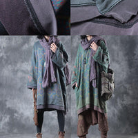 Oversized Midi Dress with O-Neck - Ameline-State of Style