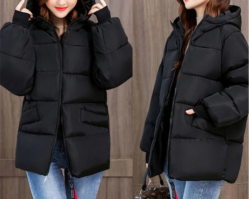 Oversized Padded Cotton Parka With Hood | Comfortable & Stylish-Yellow-XL-State of Style