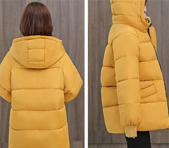 Oversized Padded Cotton Parka With Hood | Comfortable & Stylish-Yellow-XL-State of Style