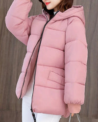 Oversized Padded Cotton Parka With Hood | Comfortable & Stylish-Yellow-XL-State of Style