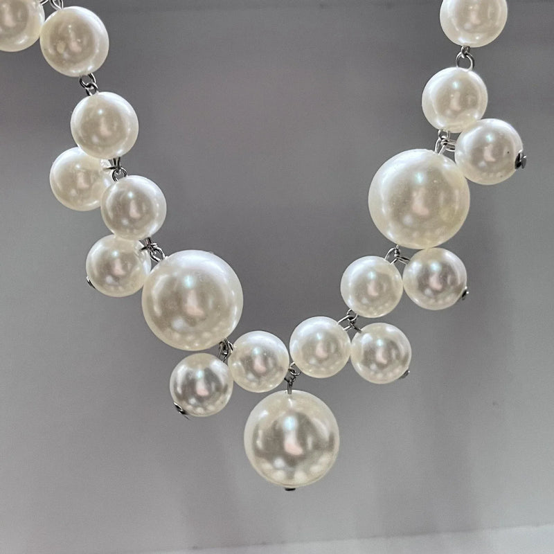 Oversized Pearl Necklace-State of Style