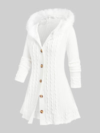 Oversized “Snow Winter Wonderland” Hoodie-White-XXL-State of Style