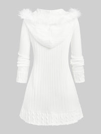 Oversized “Snow Winter Wonderland” Hoodie-White-XXL-State of Style