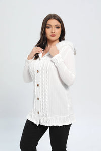Oversized “Snow Winter Wonderland” Hoodie-White-XXL-State of Style
