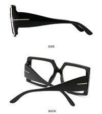 Oversized Square Sunglasses – Bold & Trendy with UV Protection-Black-Grey-State of Style