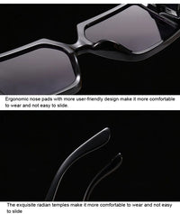 Oversized Square Sunglasses – Bold & Trendy with UV Protection-Black-Grey-State of Style