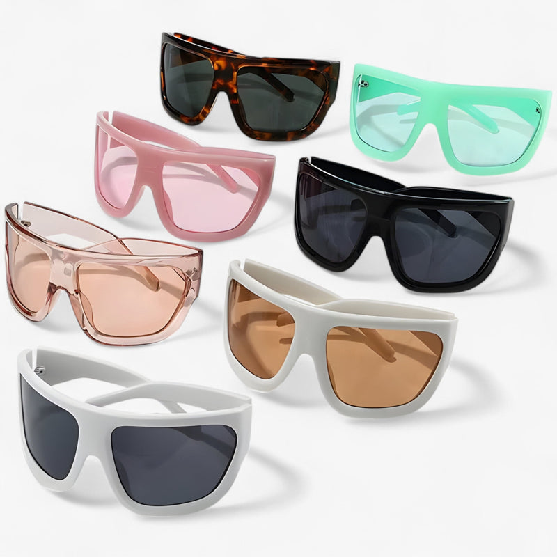 Oversized Steampunk Sports Sunglasses with Wraparound Design – Ignix-Black-State of Style