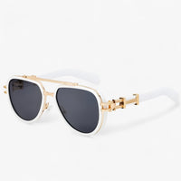 Oversized steampunk sunglasses with polarized lenses – Arclight-White Grey-State of Style