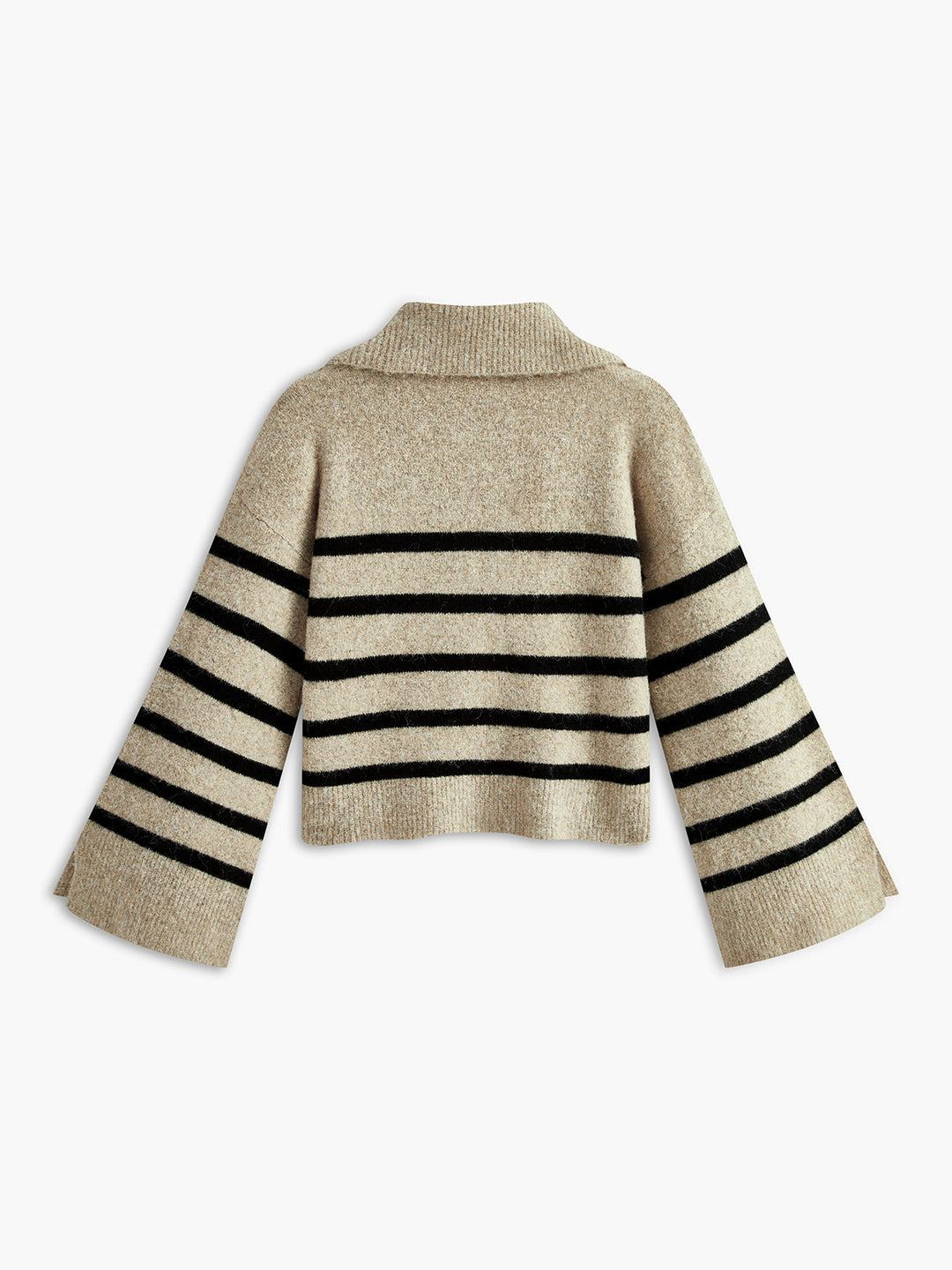 Oversized Striped Sweater for Women – Celina-Beige-XS-State of Style