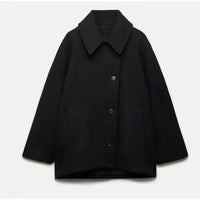 Oversized Stylish Women's Coat - Amara-Black-XS-State of Style