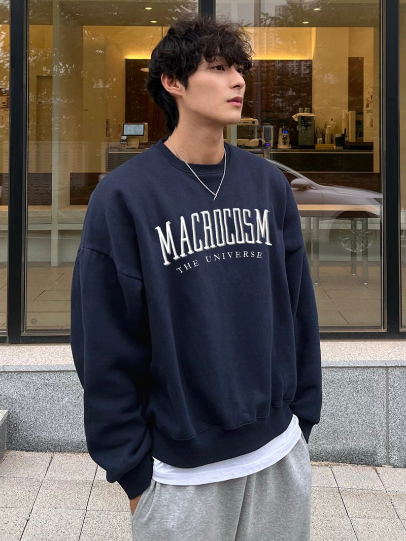 Oversized Sweatshirt for Men - Norveric-Navy Blue-S-State of Style