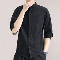 Oversized Trendy Collar Shirt for Men – Spring/Summer-White-XXL-State of Style