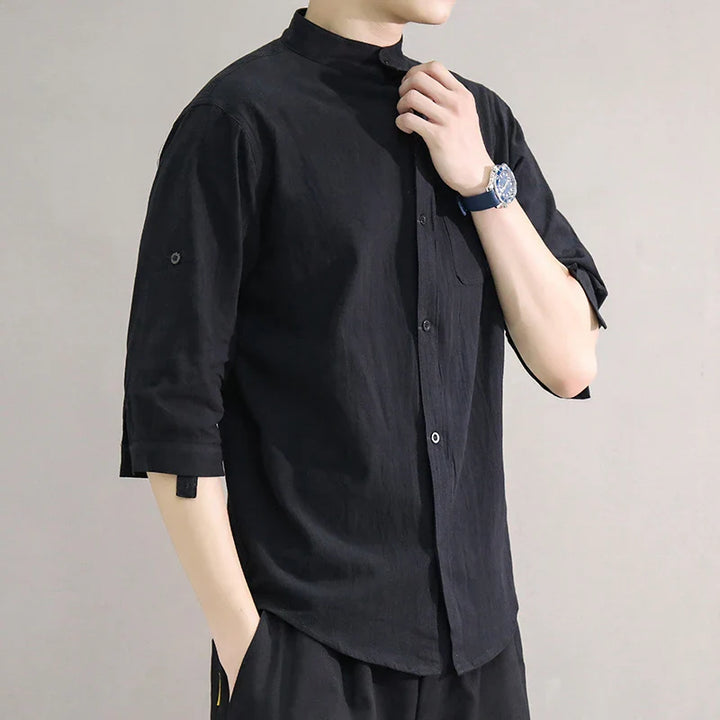 Oversized Trendy Collar Shirt for Men – Spring/Summer-White-XXL-State of Style