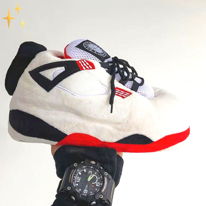 Oversized Unisex Sneaker Slippers – Jayden-White-3-State of Style