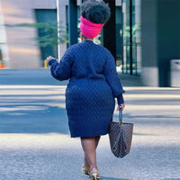 Oversized Winter Whisper Cosy Sweater-Blue-XL-State of Style