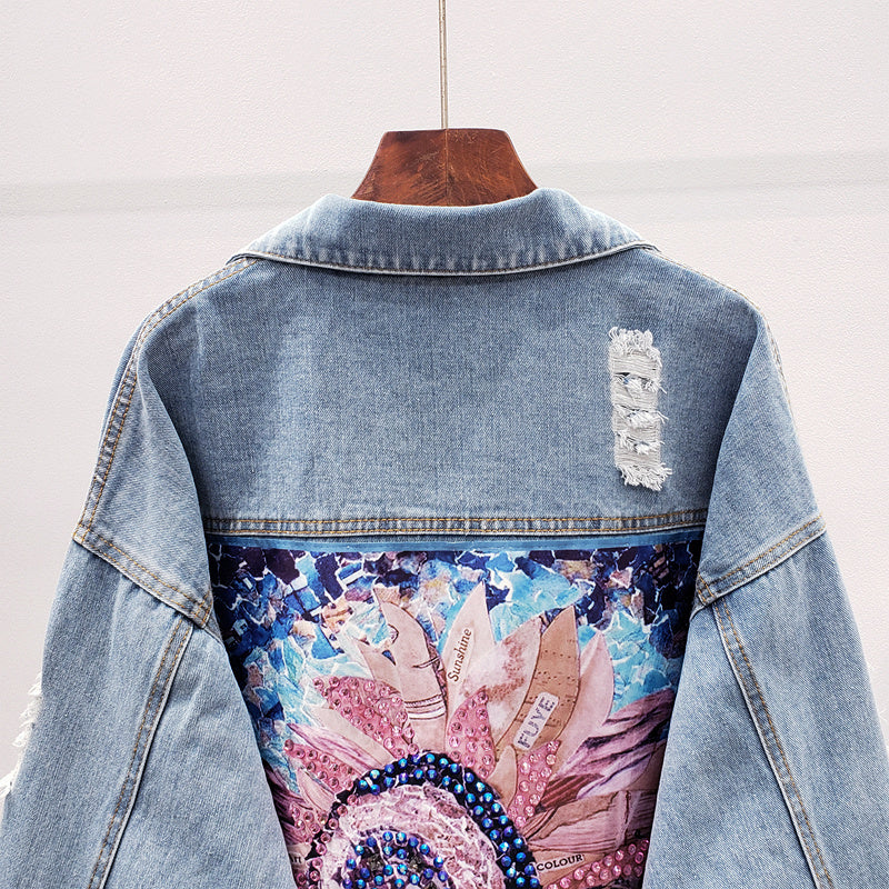 Oversized Women's Denim Jacket - Lynn-S-State of Style