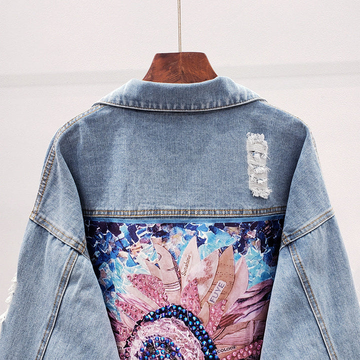 Oversized Women's Denim Jacket - Lynn-S-State of Style