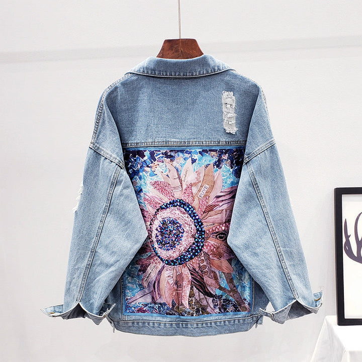 Oversized Women's Denim Jacket - Lynn-S-State of Style
