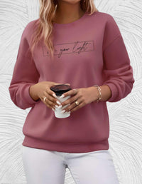 Oversized Women's Sweater with Round Neck - Luna-S-Wit-State of Style