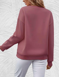 Oversized Women's Sweater with Round Neck - Luna-S-Wit-State of Style
