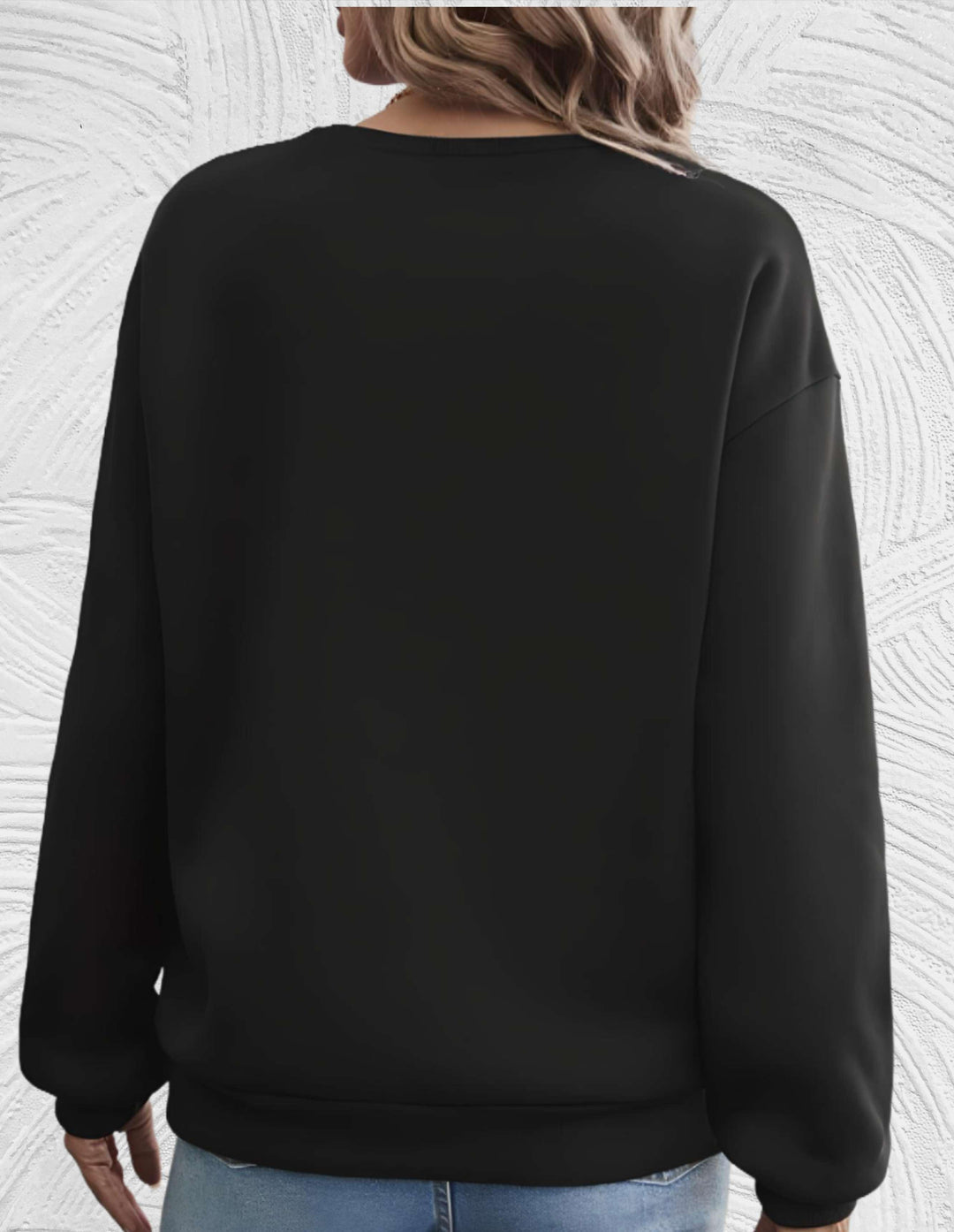 Oversized Women's Sweater with Round Neck - Luna-S-Wit-State of Style