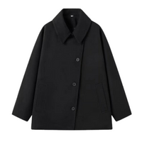 Oversized Women’s Winter Coat - Mila-Black-XS-State of Style