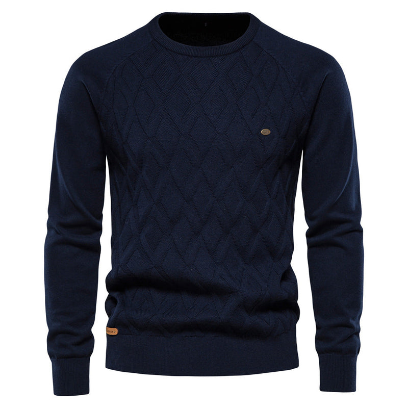 Oxford Men's Jumper - Sterling-Blue-S-State of Style
