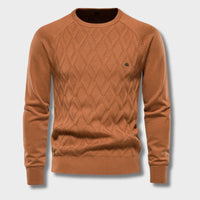 Oxford Men's Jumper - Sterling-Khaki-S-State of Style