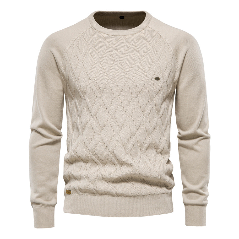 Oxford Men's Sweater - Sterling-Beige-S-State of Style