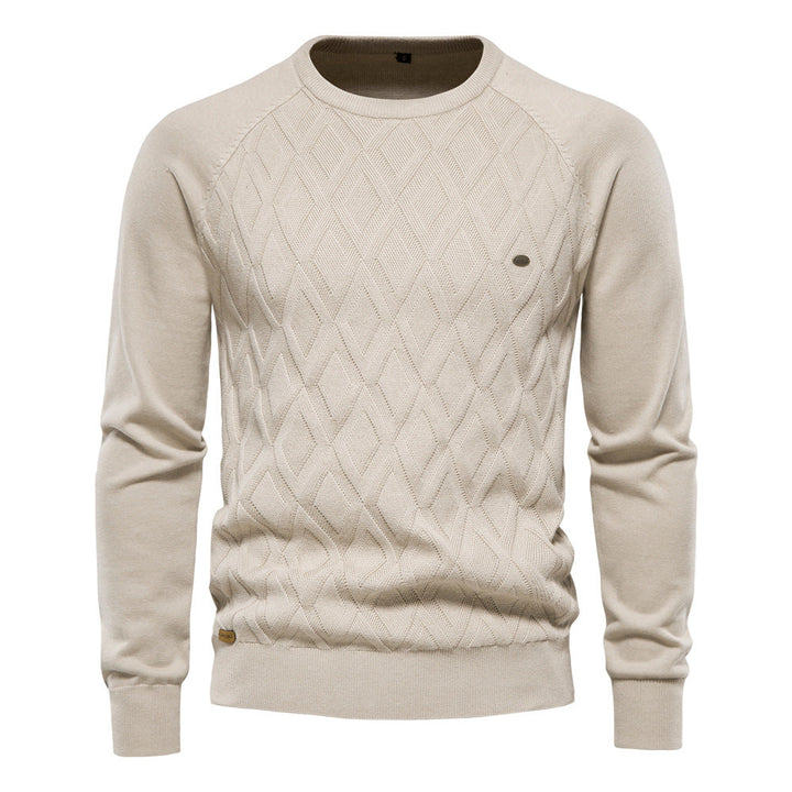 Oxford Men's Sweater - Sterling-Beige-S-State of Style