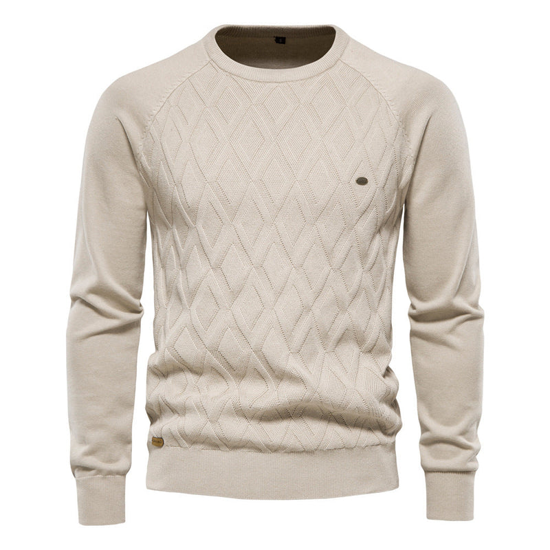 Oxford Men's Sweater - Sterling-Beige-S-State of Style