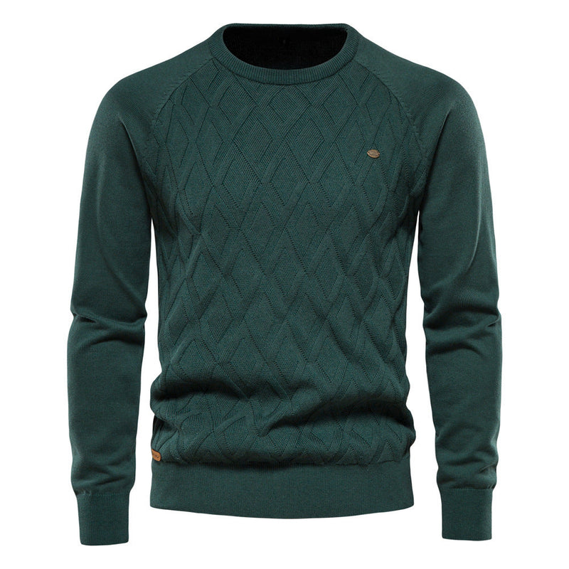Oxford Men's Sweater - Sterling-Green-S-State of Style
