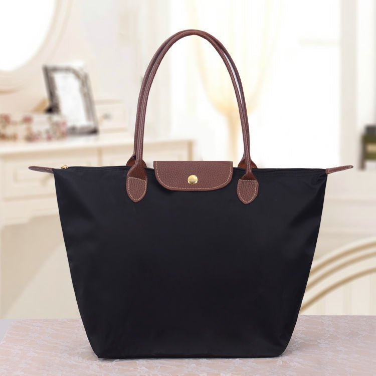 Oxford Shoulder Bag - LuxeCarry-S (30x12x23cm)-Black-State of Style