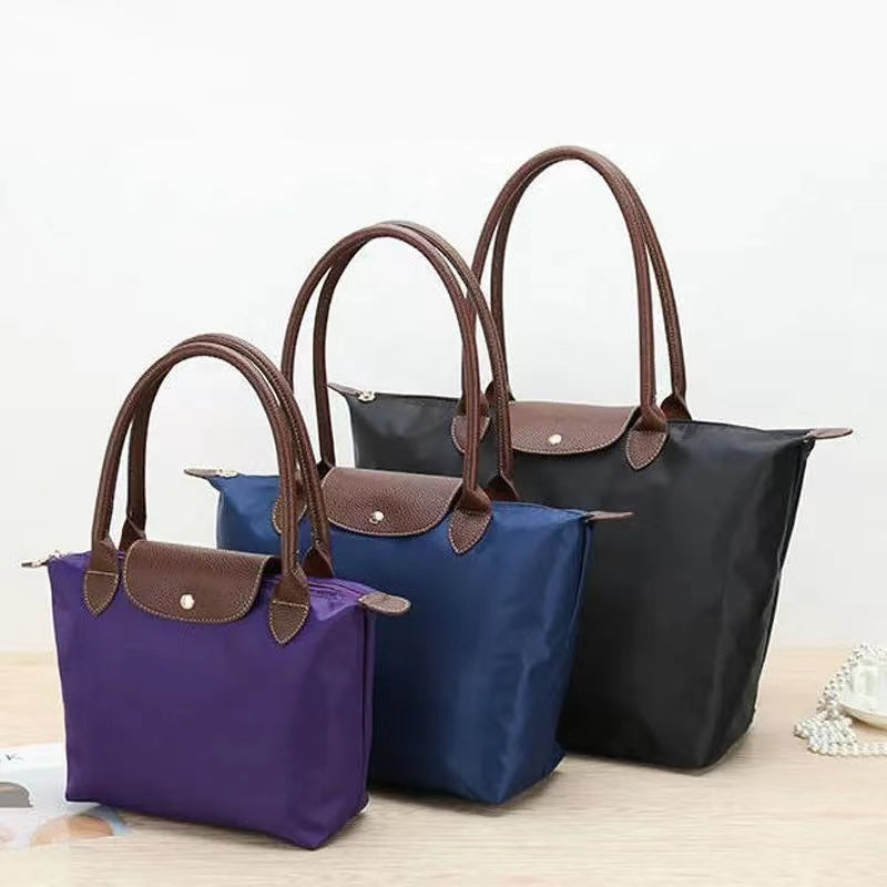 Oxford Shoulder Bag - LuxeCarry-S (30x12x23cm)-Black-State of Style