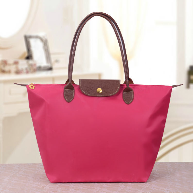 Oxford Shoulder Bag - LuxeCarry-S (30x12x23cm)-Pink-State of Style