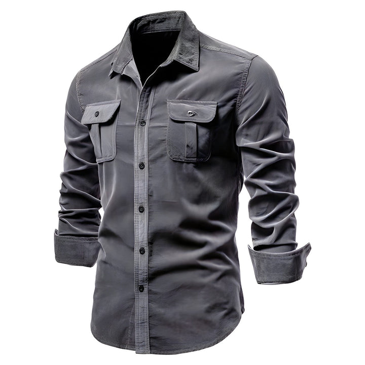 P. Legend Inspired Style | Casual Men's Shirt-Grey-S-State of Style