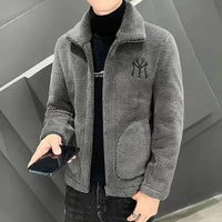 Padded Fleece Vest with Stand-Up Collar - Arden-Grey (with pockets)-M-State of Style