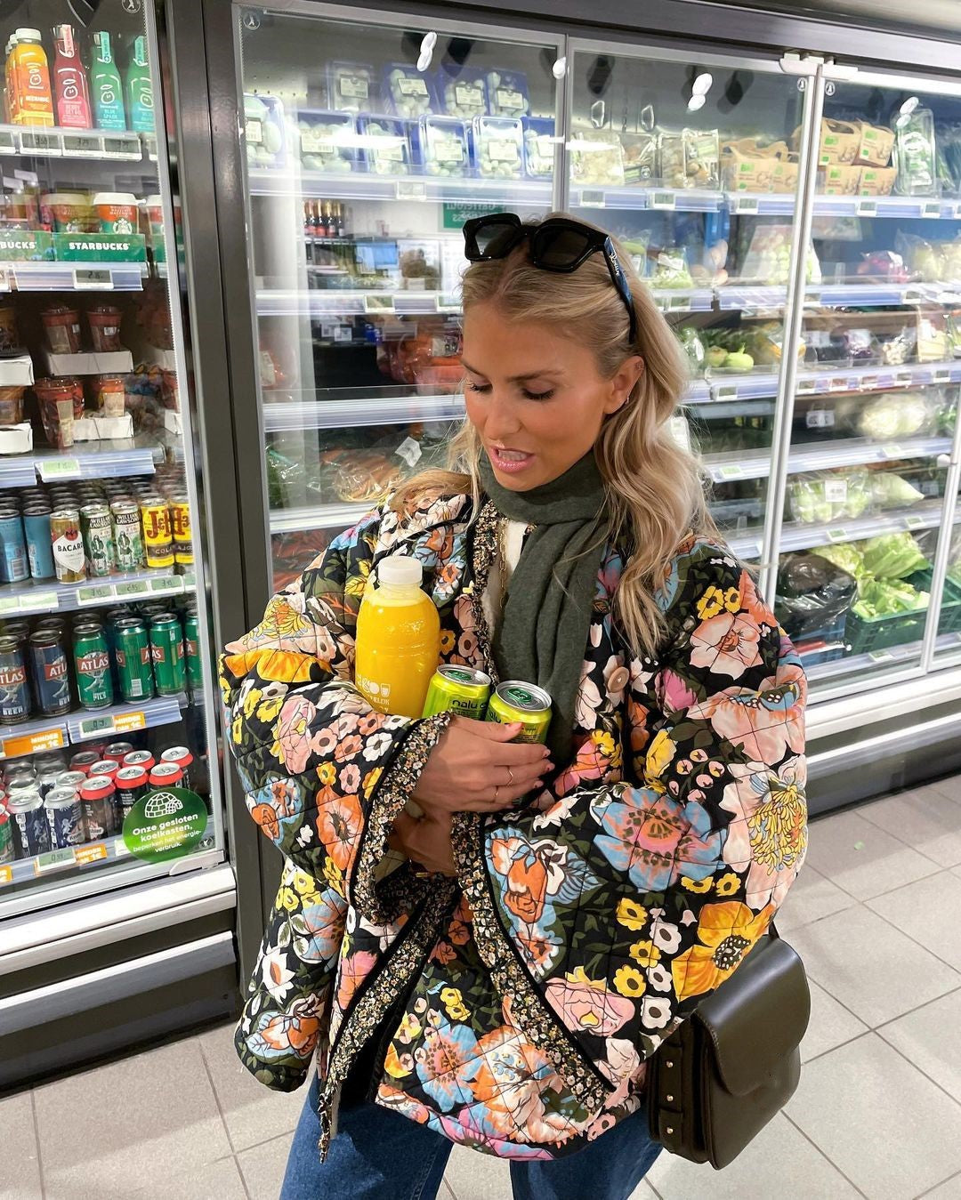 Padded Floral Jacket - Evelyn-S-State of Style