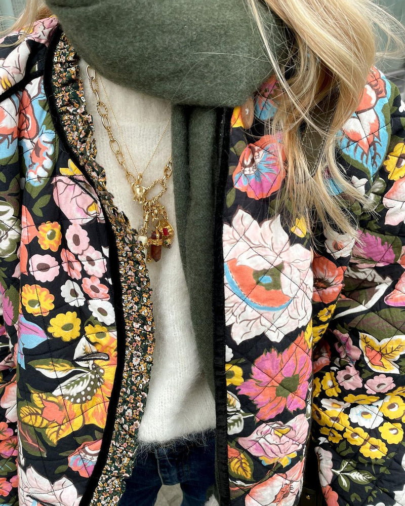 Padded Floral Jacket - Evelyn-S-State of Style
