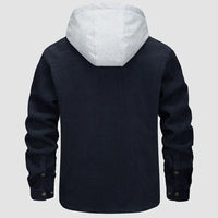 Padded Men's Jacket with Hood - Nordic-Donkergrijs-M-State of Style