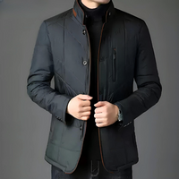 Padded Men's Winter Jacket with Premium Insulation Technology - Arctix Pro-Dark Blue-M-State of Style
