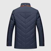 Padded Men's Winter Jacket with Premium Insulation Technology - Arctix Pro-Dark Blue-M-State of Style