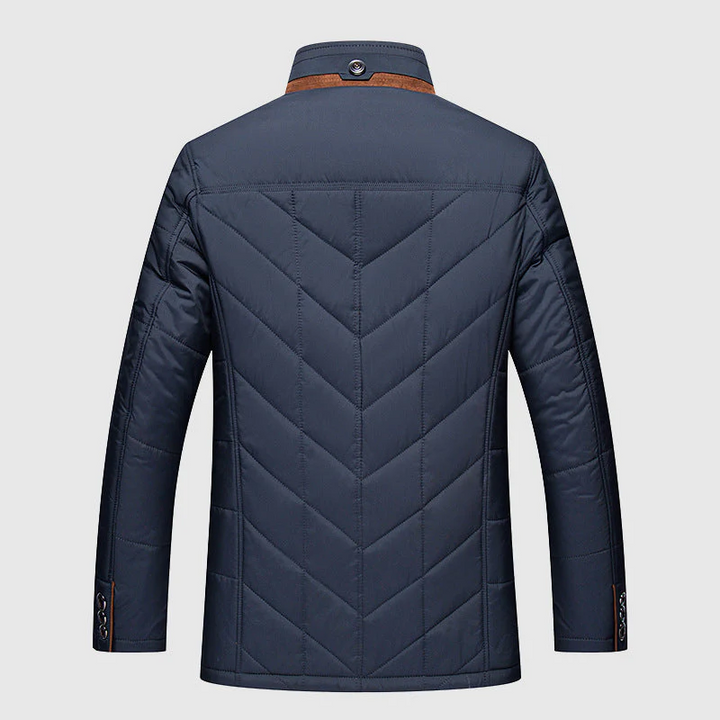 Padded Men's Winter Jacket with Premium Insulation Technology - Arctix Pro-Dark Blue-M-State of Style
