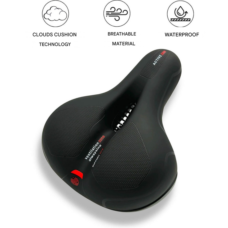 Pain-Free & Ergonomic Gel Bike Saddle - ErgoRoyal-Blue-State of Style