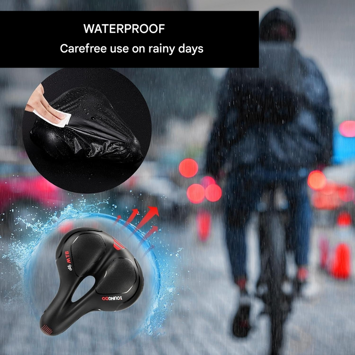 Pain-Free & Ergonomic Gel Bike Saddle - ErgoRoyal-Blue-State of Style