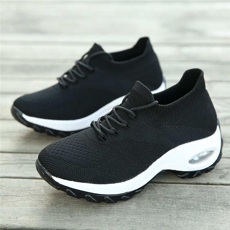 Pain-Relieving Ladies Sneakers - ComfortMax-Black-2.5-State of Style