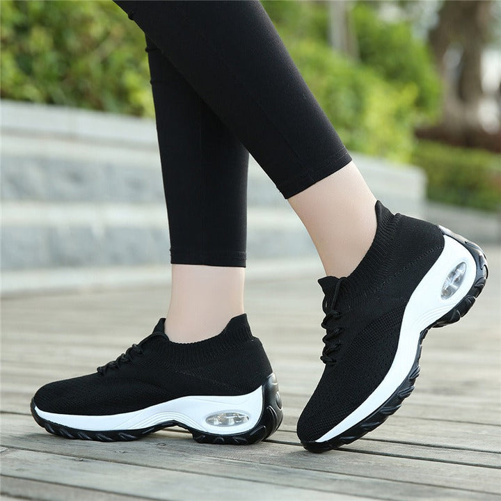 Pain-Relieving Ladies Sneakers - ComfortMax-Black-2.5-State of Style