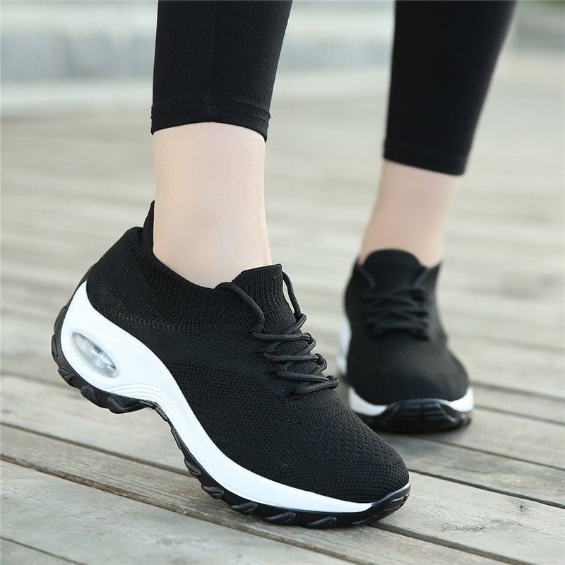 Pain-Relieving Ladies Sneakers - ComfortMax-Black-2.5-State of Style