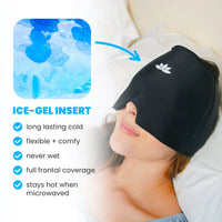 Pain Relieving Migraine Mask - MigraCalm™-Black (almost sold out)-State of Style