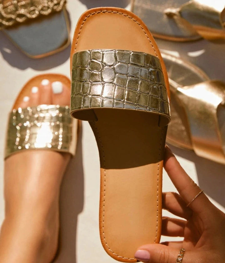 PaisleeSandals – Lightweight & Adjustable Women’s Sandals-Gold-5.0-State of Style